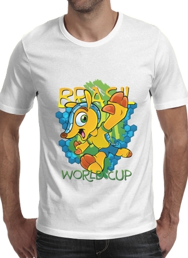 Fuleco Brasil 2014 World Cup 01 für Männer T-Shirt