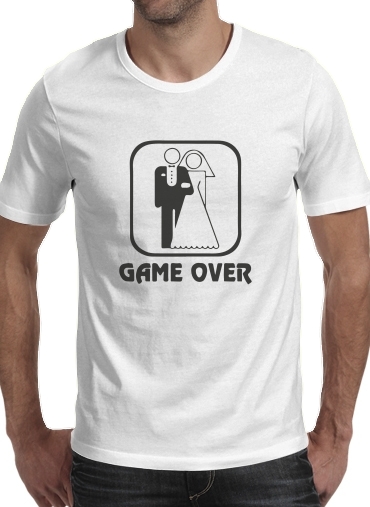 Game OVER Wedding für Männer T-Shirt