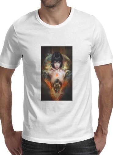 Ghost in the shell Fan Art für Männer T-Shirt