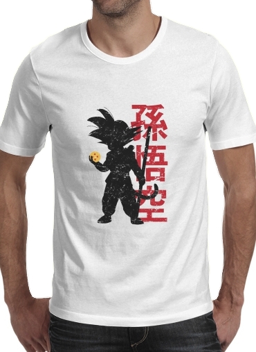 Goku silouette für Männer T-Shirt