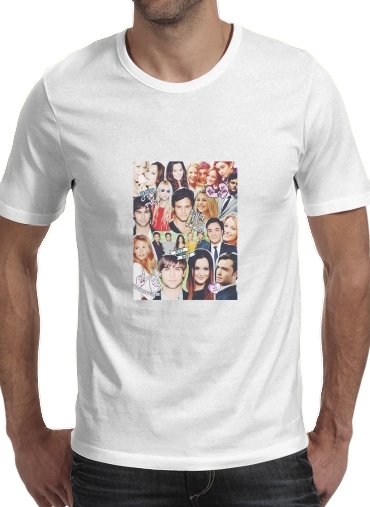Gossip Girl Fan Collage für Männer T-Shirt