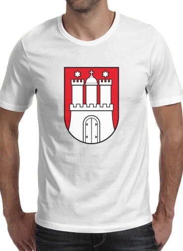 Hamburg Flag für Männer T-Shirt