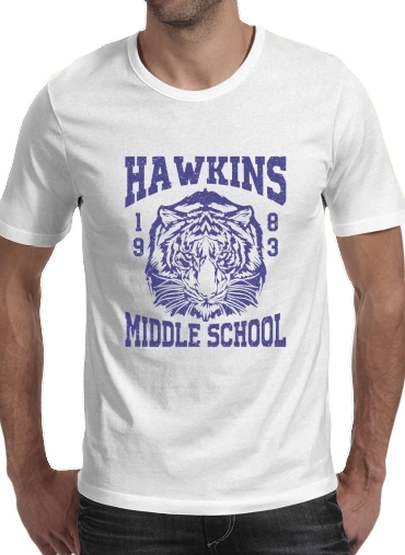 Hawkins Middle School University für Männer T-Shirt
