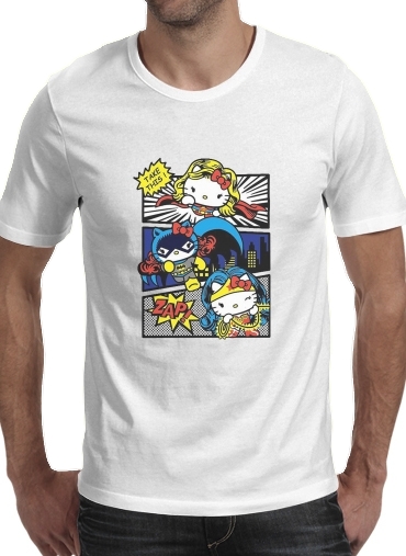 Hello Kitty X Heroes für Männer T-Shirt