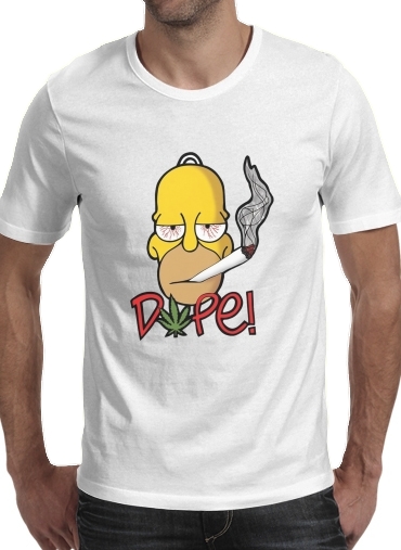 Homer Dope Weed Smoking Cannabis für Männer T-Shirt