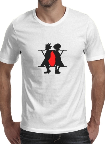 Hunter x Hunter Logo with Killua and Gon für Männer T-Shirt