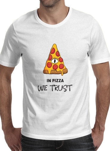 iN Pizza we Trust für Männer T-Shirt