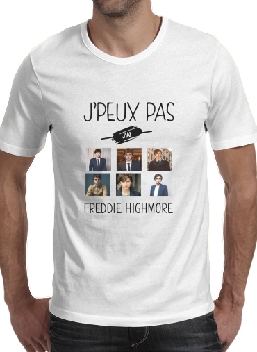 Je peux pas jai Freddie Highmore Collage photos für Männer T-Shirt