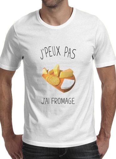 Je peux pas jai fromage für Männer T-Shirt