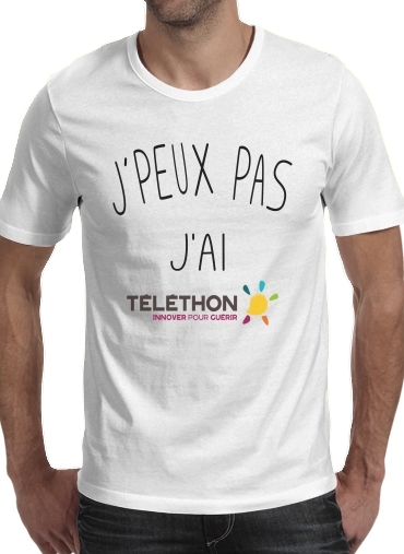 Je peux pas jai telethon für Männer T-Shirt
