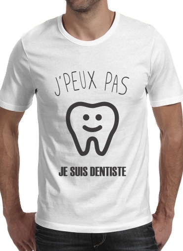 Je peux pas je suis dentiste für Männer T-Shirt
