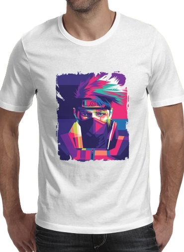 Kakashi pop art für Männer T-Shirt