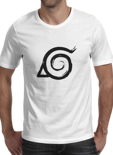 Konoha Symbol Grunge art für Männer T-Shirt