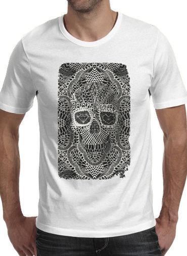 Lace Skull für Männer T-Shirt