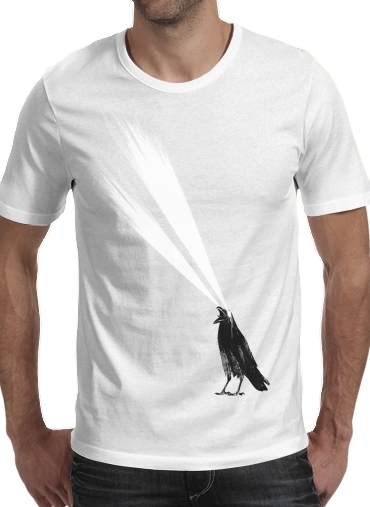 Laser crow für Männer T-Shirt