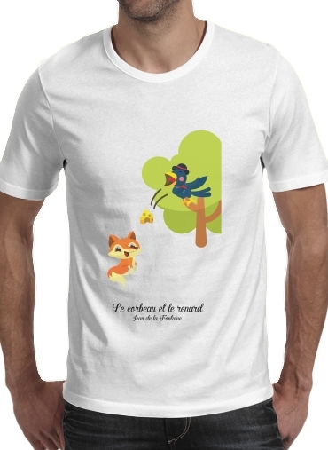 Le corbeau et le renard für Männer T-Shirt