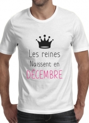 T-Shirts Les reines naissent en decembre
