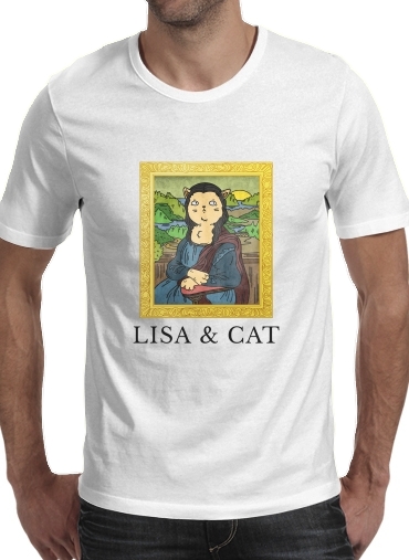 Lisa And Cat für Männer T-Shirt