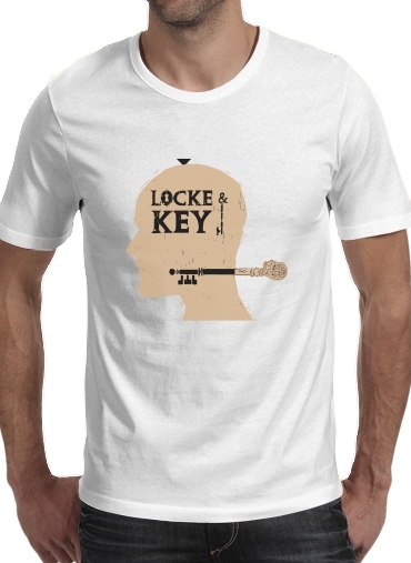Locke Key Head Art für Männer T-Shirt