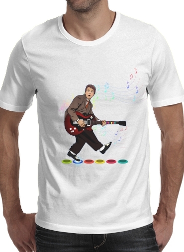 Marty McFly plays Guitar Hero für Männer T-Shirt