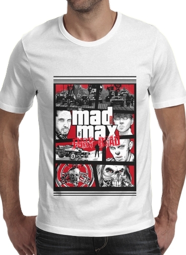 Mashup GTA Mad Max Fury Road für Männer T-Shirt