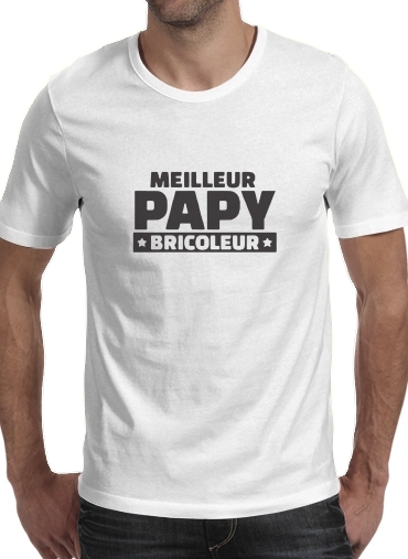 Meilleur papy bricoleur für Männer T-Shirt