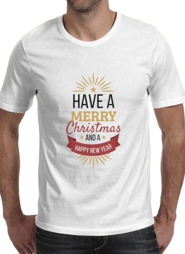Merry Christmas and happy new year für Männer T-Shirt