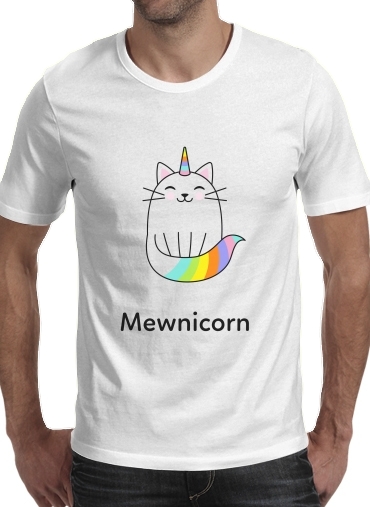Mewnicorn Unicorn x Cat für Männer T-Shirt