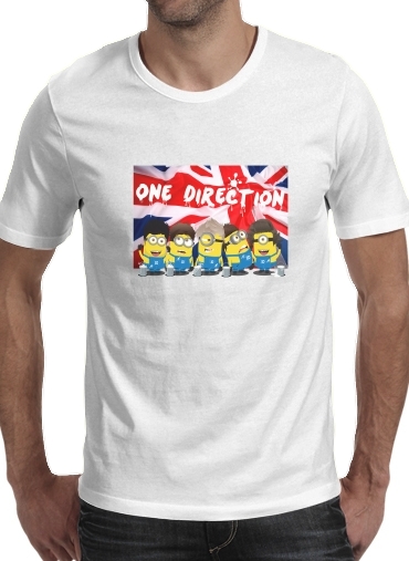 Minions mashup One Direction 1D für Männer T-Shirt