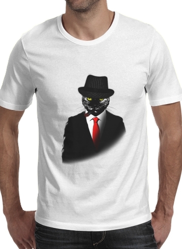 Mobster Cat für Männer T-Shirt