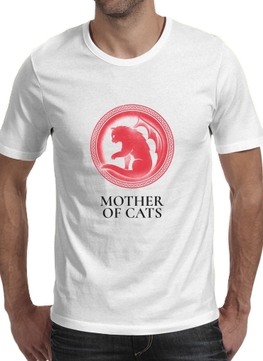 Mother of cats für Männer T-Shirt