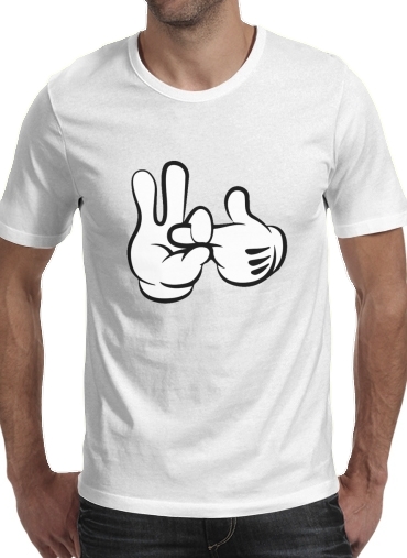 Mouse finger fuck für Männer T-Shirt