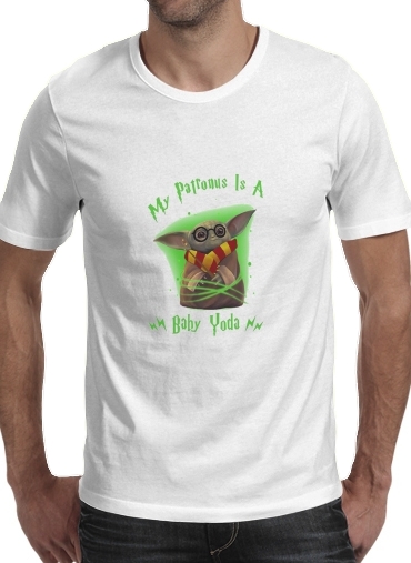 My patronus is baby yoda für Männer T-Shirt