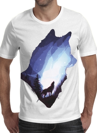 Mystic wolf für Männer T-Shirt