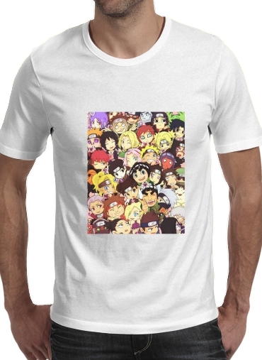 Naruto Chibi Group für Männer T-Shirt