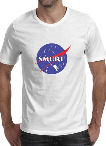 Nasa Joke Smurf für Männer T-Shirt