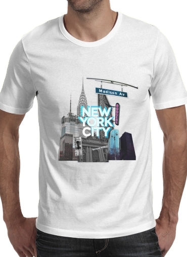 New York City II [blue] für Männer T-Shirt