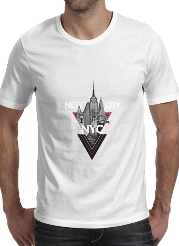 NYC V [pink] für Männer T-Shirt