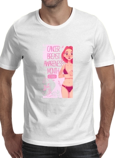 October breast cancer awareness month für Männer T-Shirt