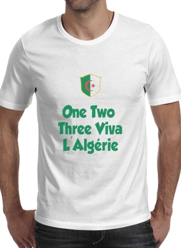 One Two Three Viva Algerie für Männer T-Shirt