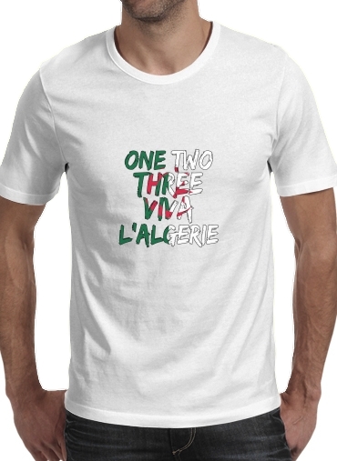 One Two Three Viva lalgerie Slogan Hooligans für Männer T-Shirt