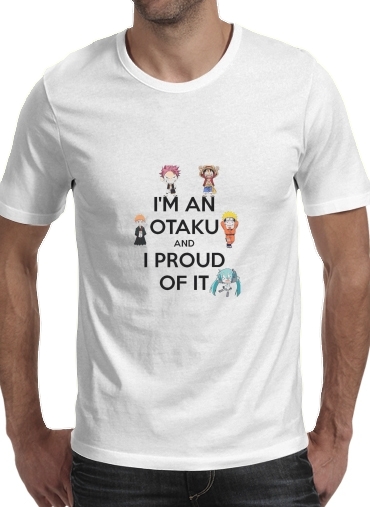 Otaku and proud für Männer T-Shirt
