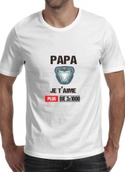 T-Shirts Papa je taime plus que 3x1000