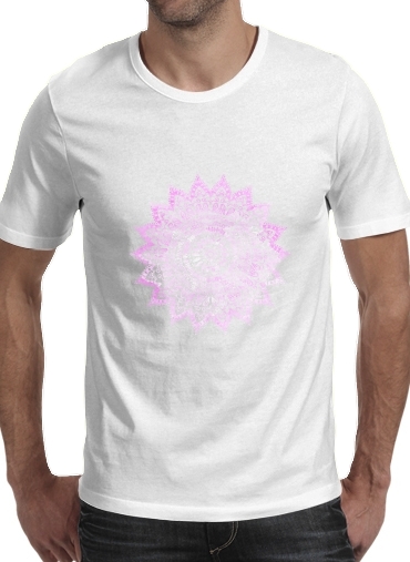 Pink Bohemian Boho Mandala für Männer T-Shirt