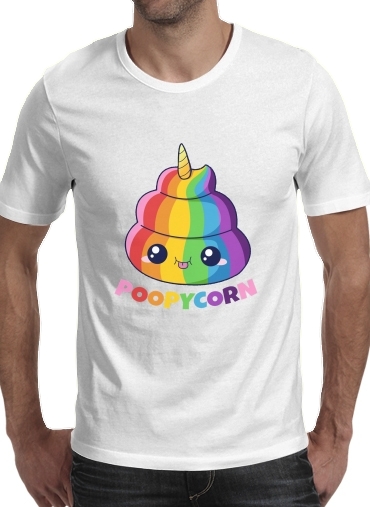 Poopycorn Caca Licorne für Männer T-Shirt