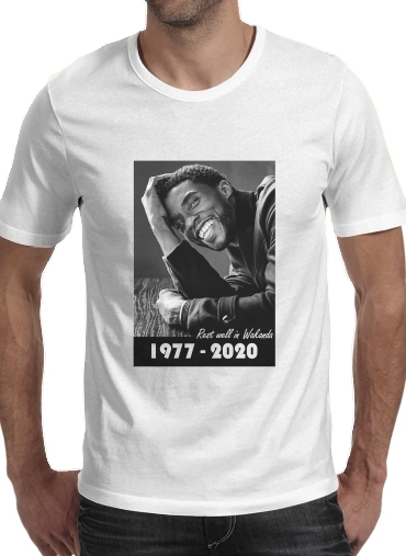 RIP Chadwick Boseman 1977 2020 für Männer T-Shirt