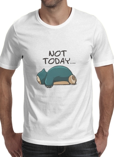 Ronflex Not Today pokemon für Männer T-Shirt