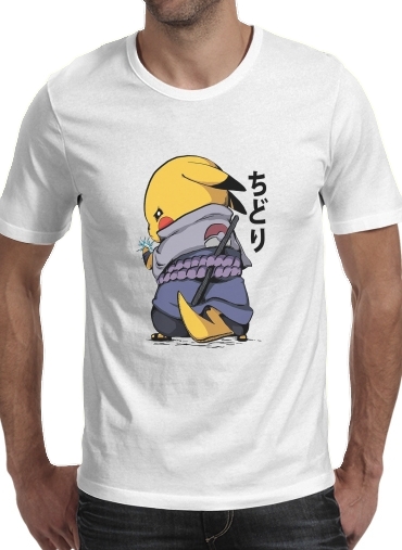 Sasuke x Pikachu für Männer T-Shirt