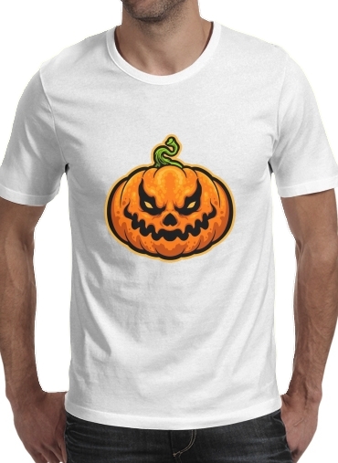 Scary Halloween Pumpkin für Männer T-Shirt