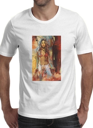 Shakira Painting für Männer T-Shirt